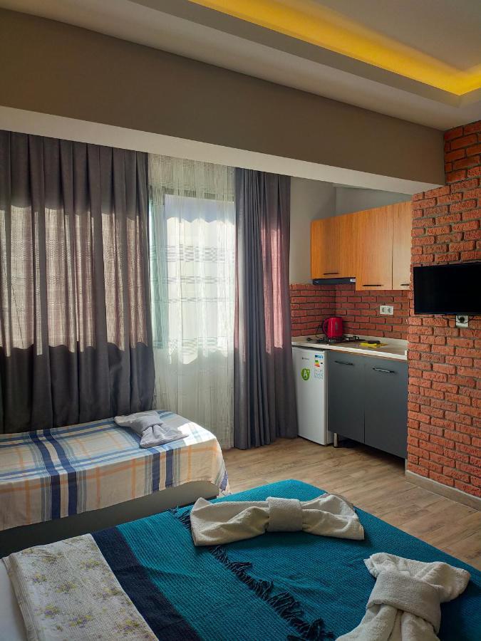 Akdeniz Apart Hotel 马尔马里斯 外观 照片