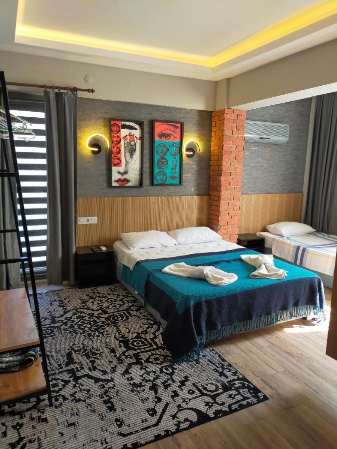 Akdeniz Apart Hotel 马尔马里斯 外观 照片