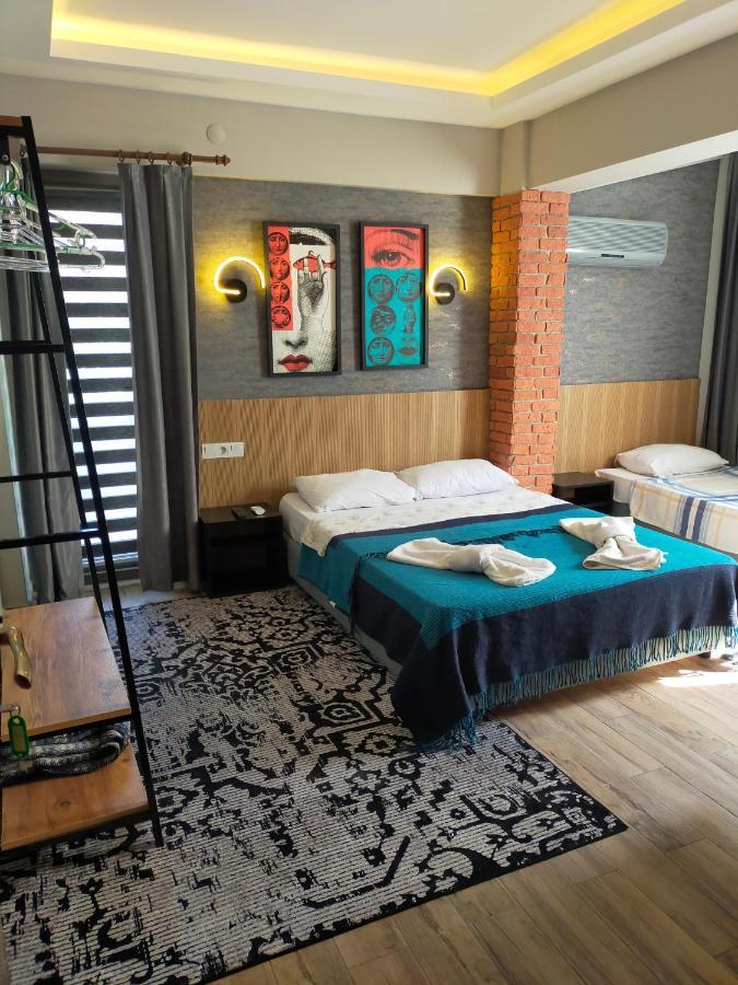 Akdeniz Apart Hotel 马尔马里斯 外观 照片