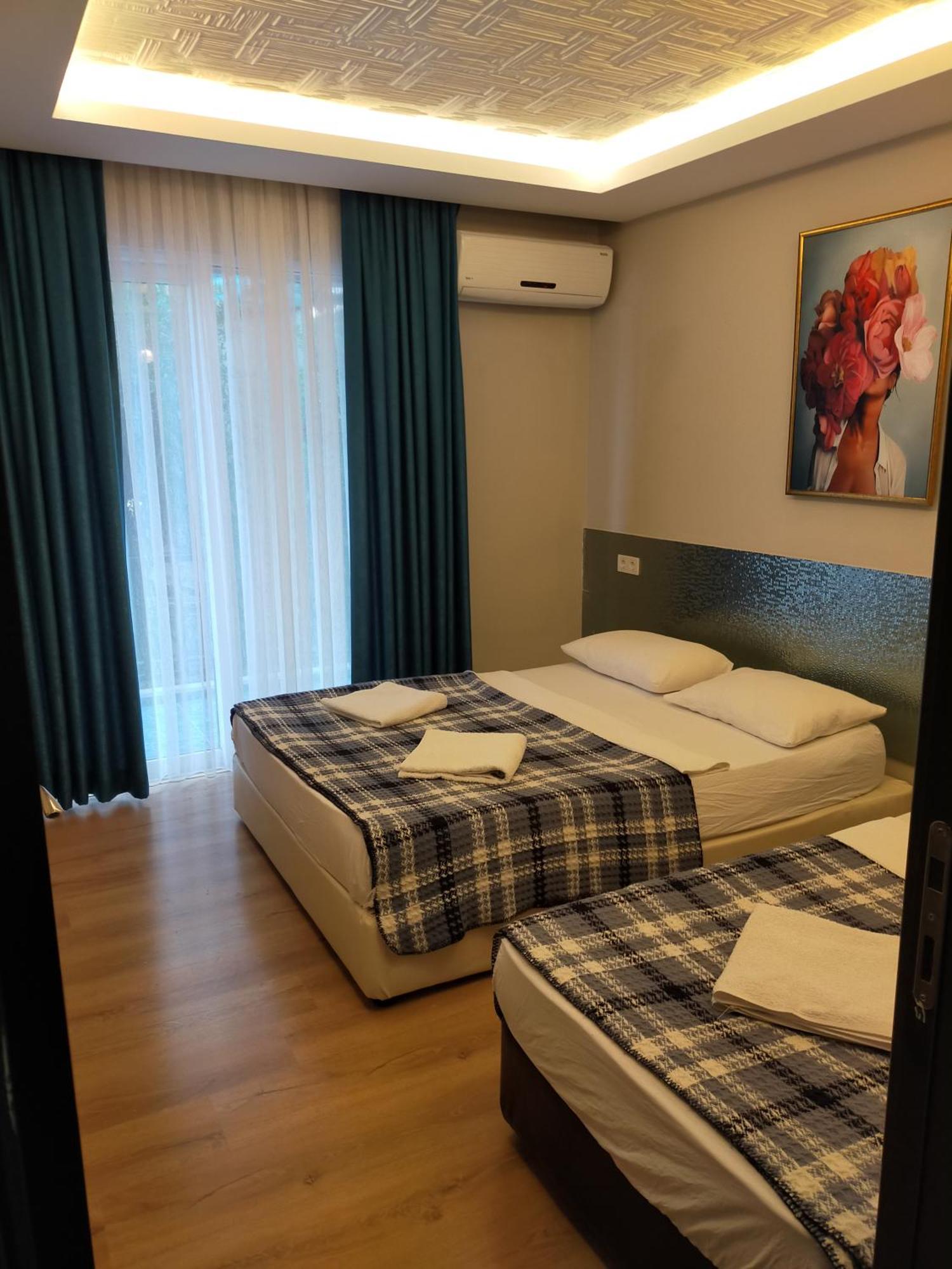Akdeniz Apart Hotel 马尔马里斯 客房 照片